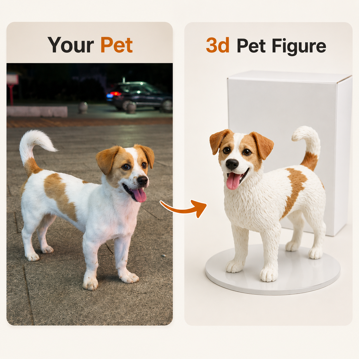 Personalized 3D Pet Figure