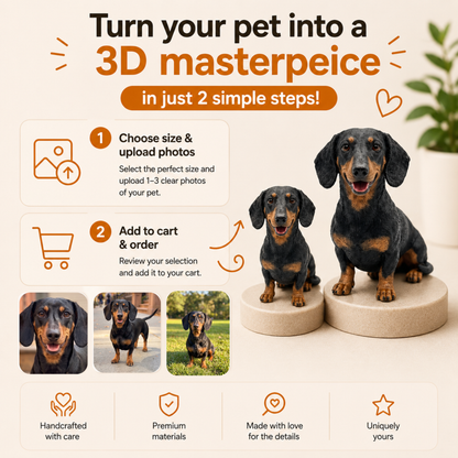 Personalized 3D Pet Figure